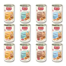 Zooplus 12x140ml animonda Carny Cat Drink Mix (4 soorten) kattenmelk aanbieding