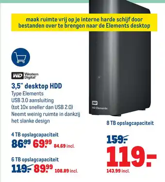 Makro 3,5" desktop HDD aanbieding