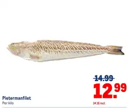 Makro Pietermanfilet aanbieding