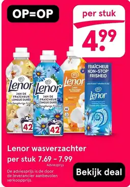 Etos Lenor wasverzachter aanbieding