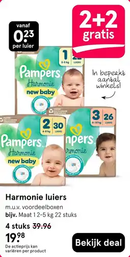 Etos Harmonie luiers aanbieding