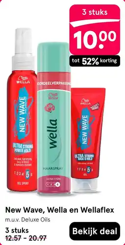 Etos New Wave, Wella en Wellaflex aanbieding