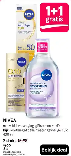 Etos NIVEA aanbieding