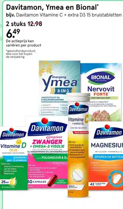 Etos Davitamon, Ymea en Bional* aanbieding
