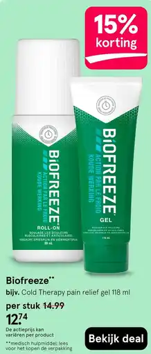 Etos Biofreeze aanbieding