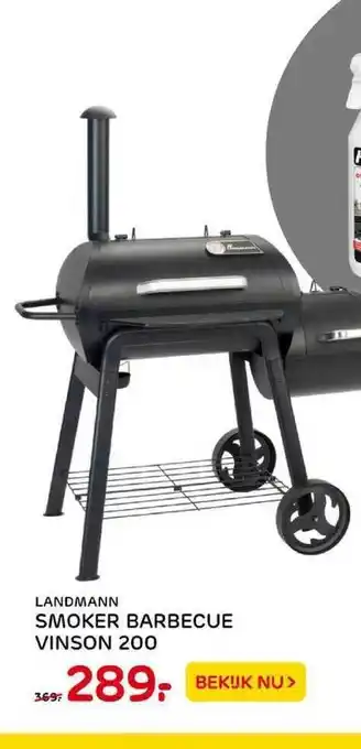 Praxis Landmann smoker barbecue vinson 200 aanbieding