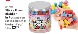 Toys2Play Sticky Foam Blokken in Pot aanbieding