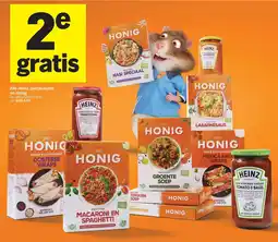 Albert Heijn Alle Heinz pastasauzen en Honig aanbieding