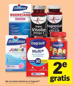 Albert Heijn Alle Lucovitaal, Davitamon en Dagravit aanbieding
