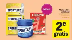 Albert Heijn Alle Sportlife en Läkerol aanbieding