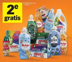 Albert Heijn Alle robijn ariel en lenor aanbieding