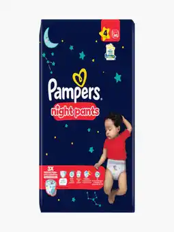 Flink Pampers Dry Night-Pants maat 4 40st aanbieding