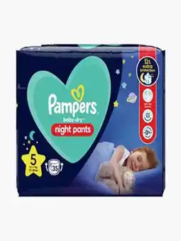 Flink Pampers Dry Night-Pants maat 5 35st aanbieding