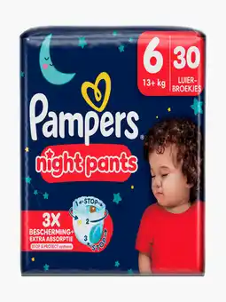 Flink Pampers Dry Night-Pants maat 6 30st aanbieding