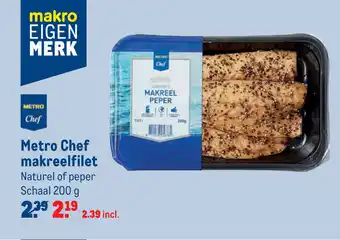 Makro Metro Chef makreelfilet aanbieding