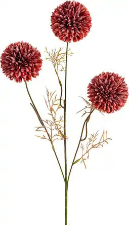 Intratuin Tina kunstbloem Sierui rood H 63 cm aanbieding