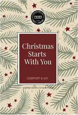 Intratuin Bridgewater geurzakje Christmas Starts With You aanbieding