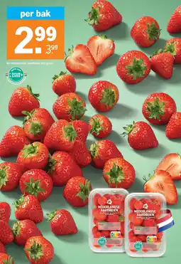 Albert Heijn AH Nederlandse aardbeien aanbieding