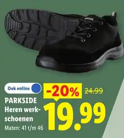 Lidl Parkside Heren werkschoenen aanbieding