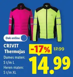 Lidl Crivit Thermoojas aanbieding