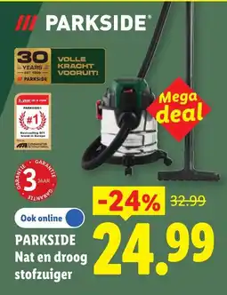 Lidl Parkside Nat en droog stofzuiger aanbieding