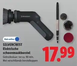 Lidl Silvercrest Elektrische schoonmaakborstel aanbieding
