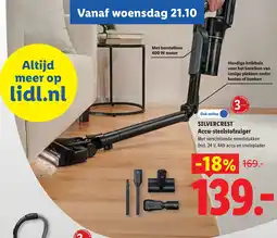 Lidl Silvercrest Accu-steelstofzuiger aanbieding