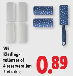 Lidl Kleding-rollerset of 4 reserverollen aanbieding