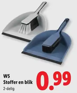 Lidl Stoffer en blik aanbieding
