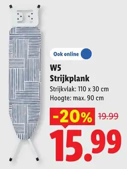 Lidl Strijkplank aanbieding