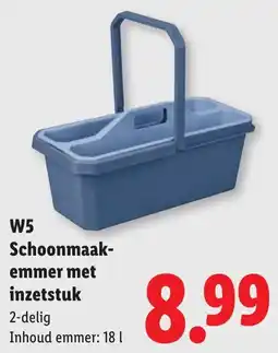 Lidl Schoonmaak-emmer met inzetstuk aanbieding