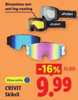 Lidl Crivit Skibril aanbieding