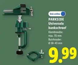 Lidl Parkside Universele bankschroef aanbieding