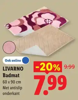 Lidl Livarno Badmat aanbieding