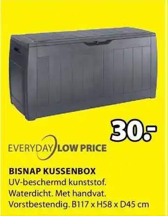 Jysk Bisnap kussenbox aanbieding