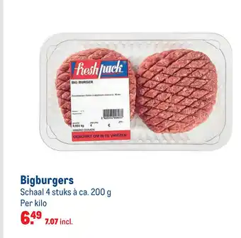 Makro Bigburgers aanbieding