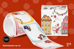 Xenos Naamstickers op rol aanbieding