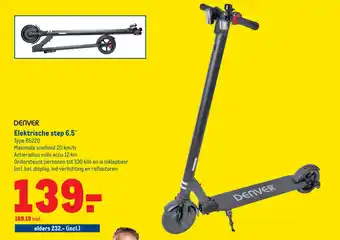 Makro Denver elektrische step 6.5" aanbieding