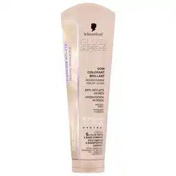 Trekpleister Schwarzkopf Gloss Supreme Platinablond Verzorgende Color Gloss aanbieding