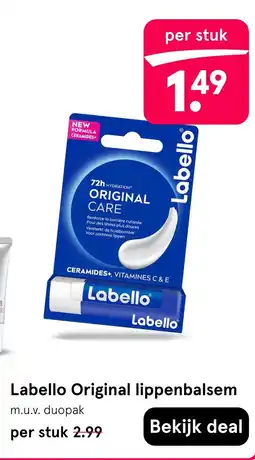 Etos Labello Original lippenbalsem aanbieding