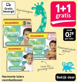 Etos Harmonie luiers voordeelboxen aanbieding