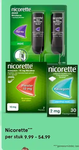 Etos Nicorette*** aanbieding