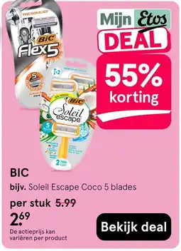 Etos BIC aanbieding