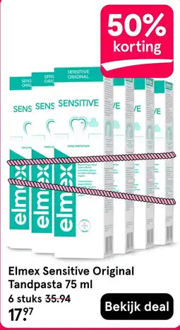 Etos Elmex Sensitive Original Tandpasta 75 ml aanbieding