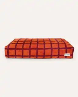 Pets Place Dogguo Check Bed - Mand - Oranje&Bordeaux XL aanbieding