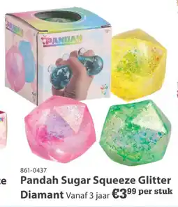 Toys2Play Pandah Sugar Squeeze Glitter Diamant aanbieding