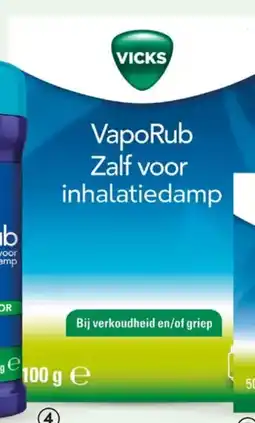 DA Vicks VapoRub zalf voor inhalatiedamp aanbieding