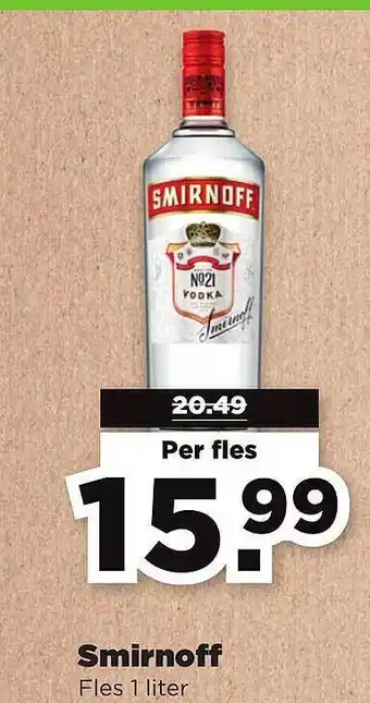 PLUS Smirnoff aanbieding