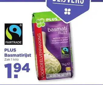 PLUS Plus basmatirijst aanbieding