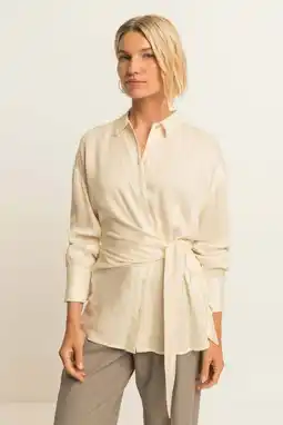 Wehkamp Expresso cupro blouse - beige aanbieding